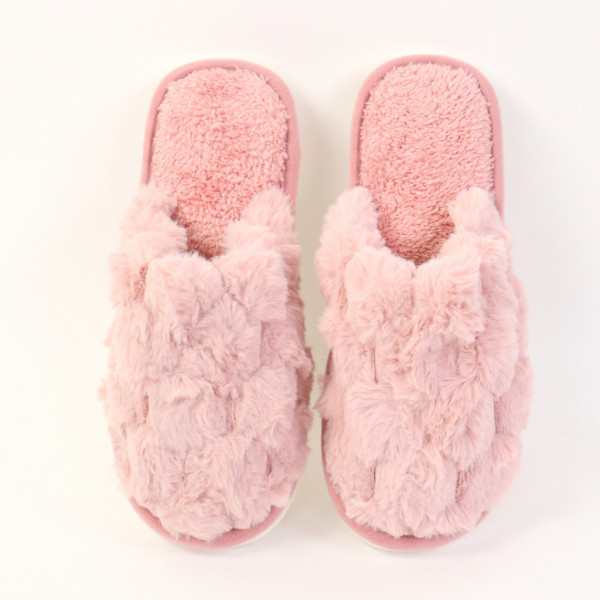 Papuci de casa roz Niva - Img 1