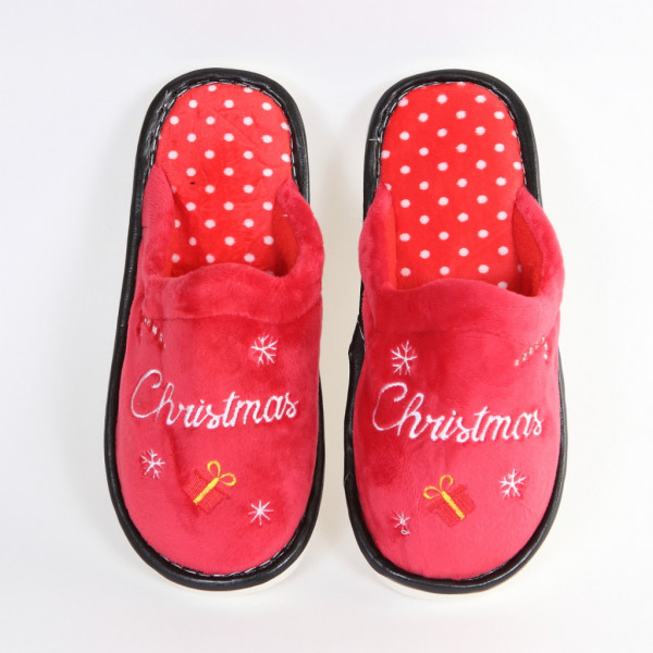 Papuci rosii Christmas