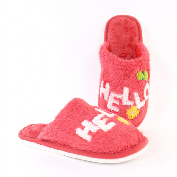 Papuci de casa rosi Helmi