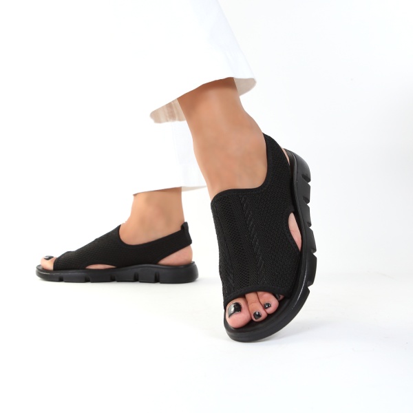Sandale negre usoare Dira