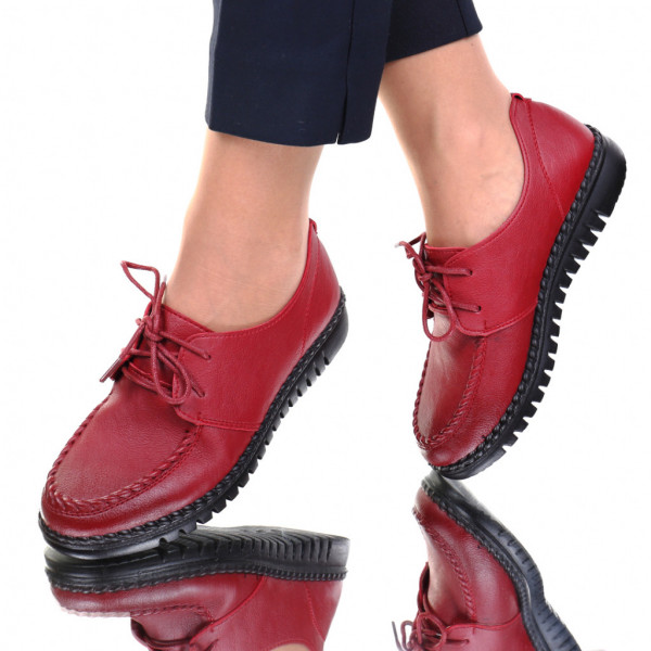 PANTOFI CASUAL MELINA RED