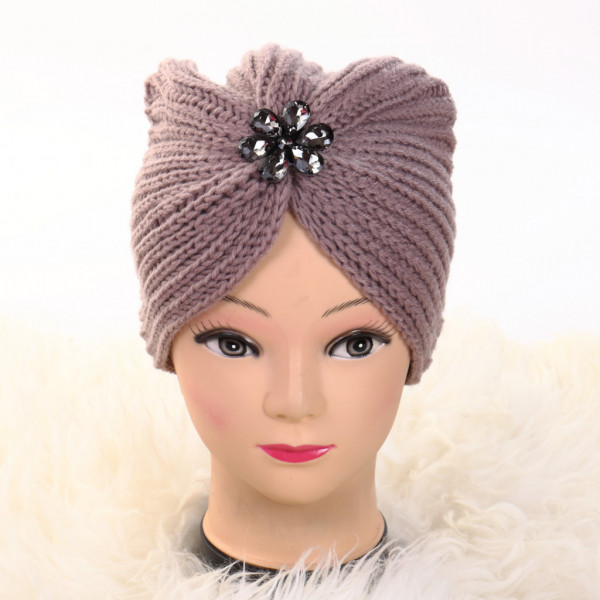 Turban cu model bej Lien