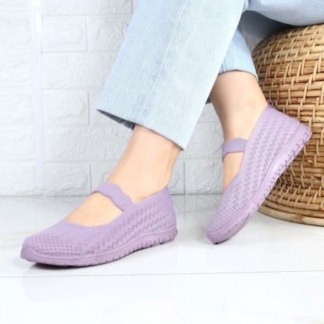 Espadrile mov usoare Zandia - Img 3