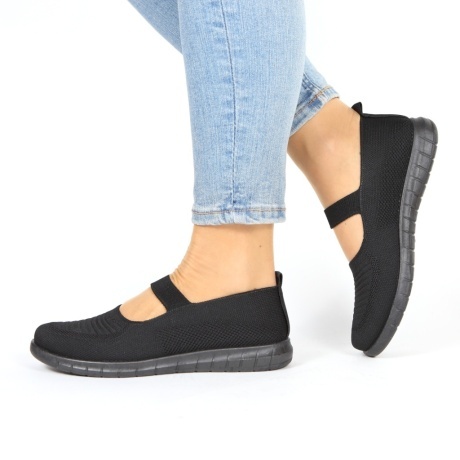 Espadrile negre usoare Sorna - Img 3