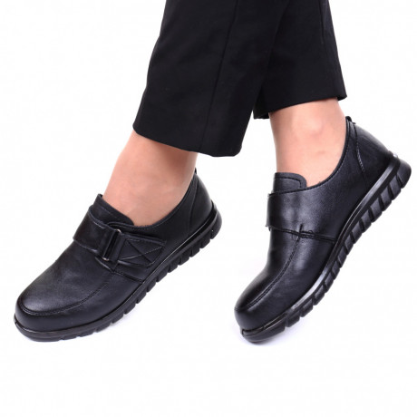 Pantofi cu talpa joasa Nonica negru - Img 1