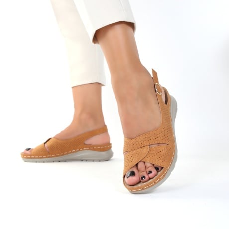 Sandale camel usoare Nali - Img 1