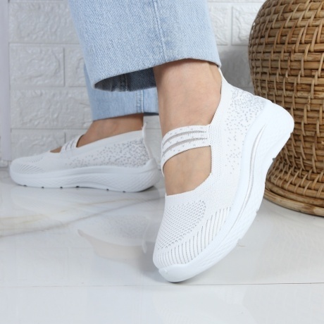 Espadrile albe usoare Zelina