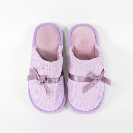 Papuci mov de casa Olis