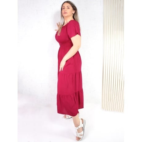 Rochie rosie Fatida