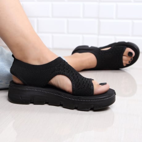 Sandale negre comode Zigo - Img 3