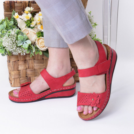 Sandale rosii usoare Nuna - Img 2