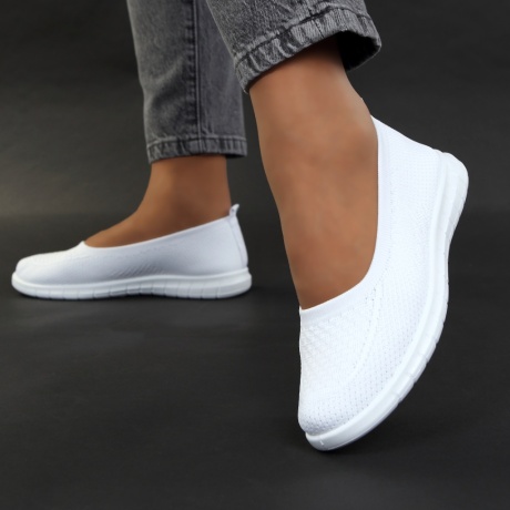 Espadrile albe usoare Yva