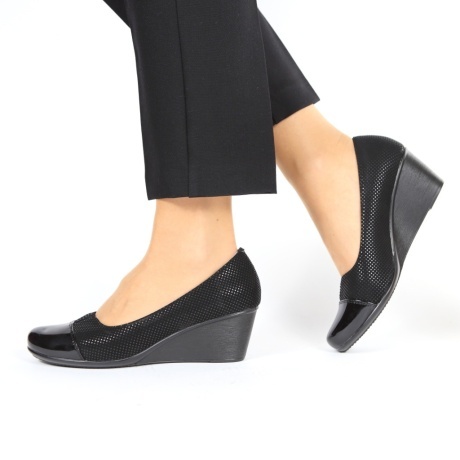 Pantofi negri eleganti Marbena - Img 2