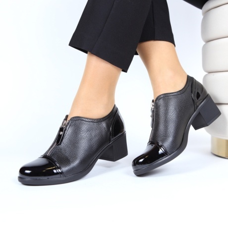 Pantofi negri eleganti Turnia - Img 3