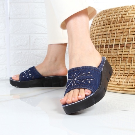 Papuci de jeans comozi Gorna