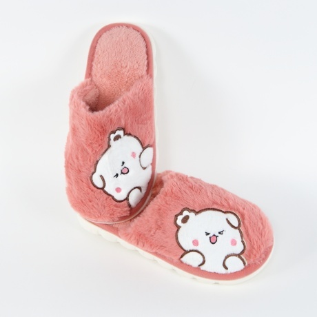 Papuci roz inchis de casa Lunel