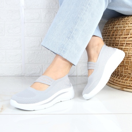 Espadrile gri usoare Zelina - Img 3