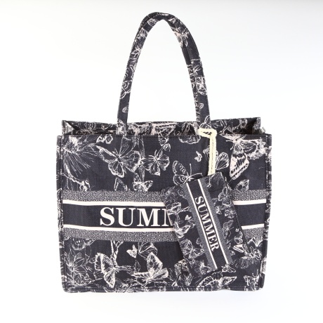 Geanta neagra de plaja Syra