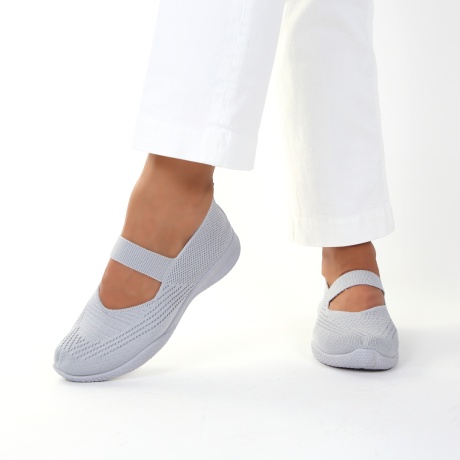 Espadrile gri cu bareta Danek - Img 2