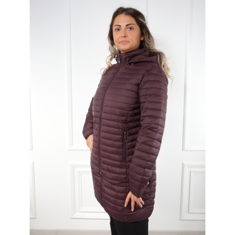 Geaca bordo din fas trei sferturi Orien - Img 2