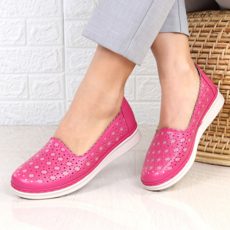 Pantofi roz usori Minoda - Img 2