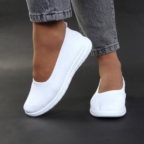 Espadrile albe usoare Yva - Img 2