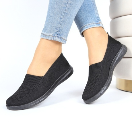 Espadrile negre usoare Yva