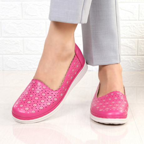 Pantofi roz usori Minoda - Img 3
