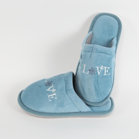 Papuci blue de casa Elven