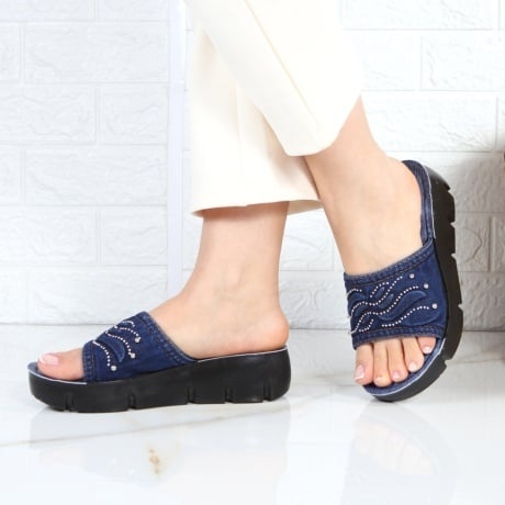 Papuci de jeans comozi Surmaia