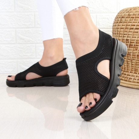 Sandale negre usoare Verina - Img 1