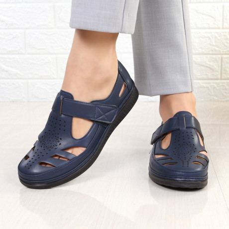 Pantofi bleumarin usori Cecilia - Img 3
