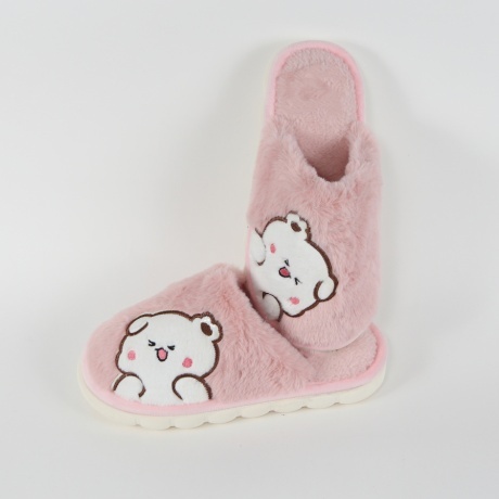 Papuci roz deschis de casa Lunel