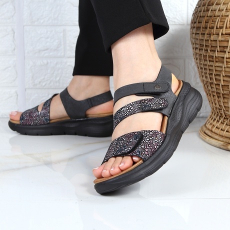Sandale floral print usoare Deny - Img 3