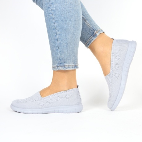 Espadrile gri usoare Yva - Img 2