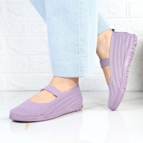 Espadrile mov usoare Zandia - Img 2