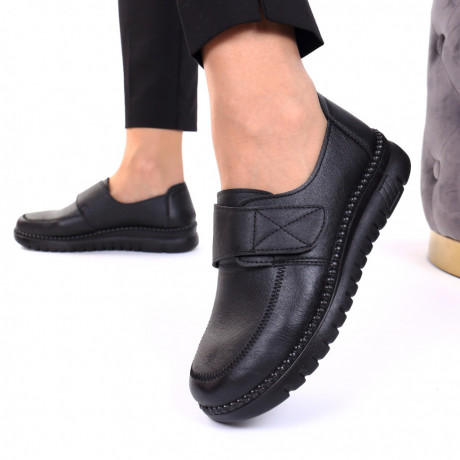Pantofi cu talpa joasa Lia negru - Img 2
