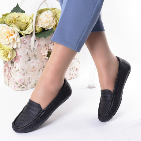 Pantofi usori Aliona negru - Img 1