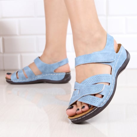 Sandale albastre usoare Grigorina - Img 1