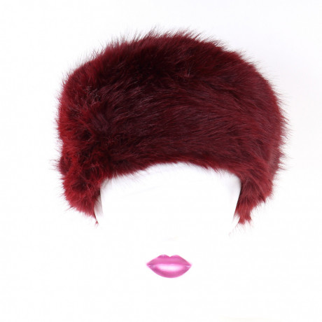 Caciula rosie din blana Neka