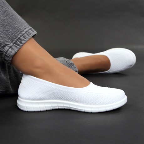 Espadrile albe usoare Yva - Img 3