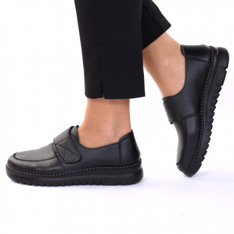 Pantofi cu talpa joasa Lia negru - Img 3