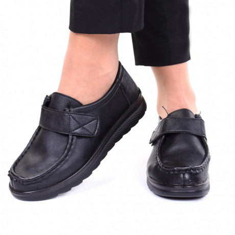 Pantofi cu talpa joasa Zorina negru - Img 3