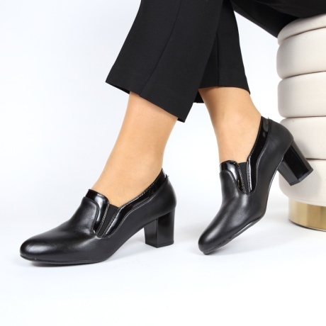 Pantofi negri eleganti Normana