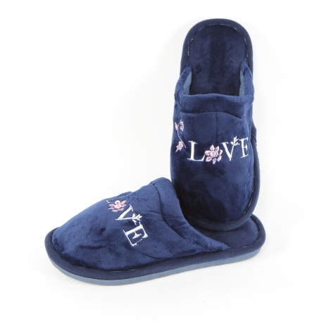Papuci bleumarin de casa Elven