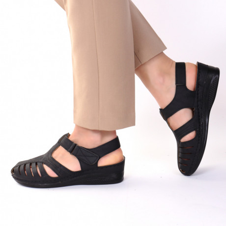 Sandale negre usoare Brenna - Img 2