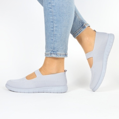 Espadrile gri usoare Sorna - Img 3