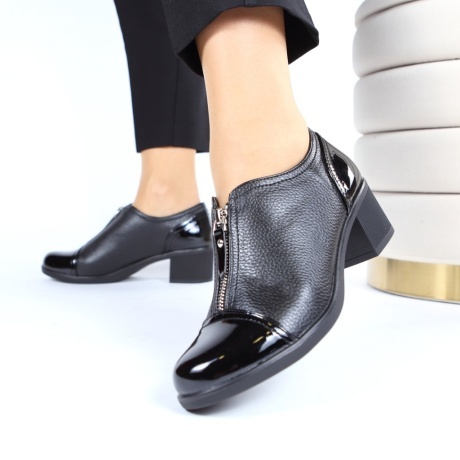 Pantofi negri eleganti Turnia - Img 2