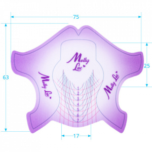 Sabloane Molly Violet 100buc