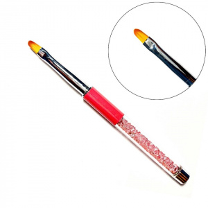Pensula NAILS Oval Crystal  nr 4